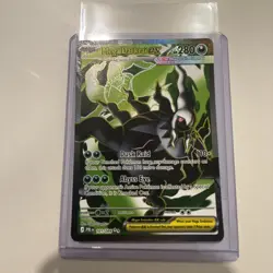 Mega Darkrai EX Ultra Rare 101/084 Pitch Black Card in hand !! Pokemon English - Image 1