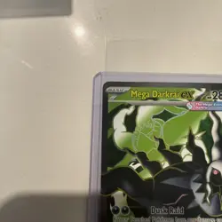 Mega Darkrai EX Ultra Rare 101/084 Pitch Black Card in hand !! Pokemon English - Image 5