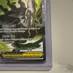 Mega Darkrai EX Ultra Rare 101/084 Pitch Black Card in hand !! Pokemon English - Image 4
