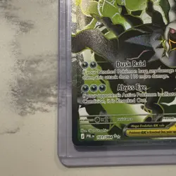Mega Darkrai EX Ultra Rare 101/084 Pitch Black Card in hand !! Pokemon English - Image 5