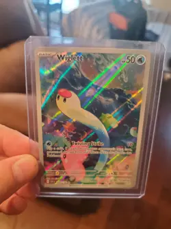 Pokemon Card - Wiglett 206/198 Scarlet & Violet Base - Illustration Rare - NM ⭐ - Image 1