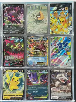 Pokemon Card Collection Binder Lot Holo Rare 1st Partner Mega Gyarados Pikachu - Image 1
