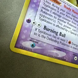 Pokemon TCG Typhlosion Card Delta Series EX Dragon Frontiers Holo Rare 12/101 - Image 4