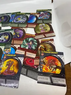 24 x Bakugan Series 1 - Ability Card s- G-Power Boost etc - Image 2