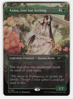 AZUSA, LOST BUT SEEKING SLD 1234 FOIL - Magic: The Gathering - TSUBONARI NM/M - Image 1