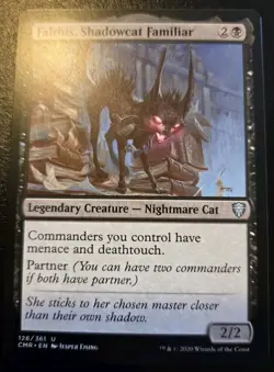 Falthis, Shadowcat Familiar 126/361 Uncommon Commander Legends MTG - Image 1