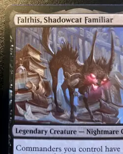 Falthis, Shadowcat Familiar 126/361 Uncommon Commander Legends MTG - Image 2