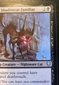 Falthis, Shadowcat Familiar 126/361 Uncommon Commander Legends MTG - Image 3