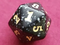 Magic The Gathering LOST CAVERNS OF IXALAN YELLOW D20 SPINDOWN DICE DIE MTG - Image 2