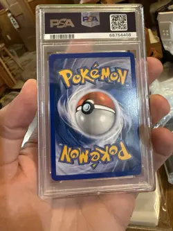2005 POKEMON EX DELTA SPECIES #68 EEVEE-REVERSE FOIL PSA 9 Stamped - Image 2