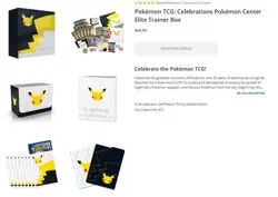 Pokemon TCG: Celebrations Pokemon Center Elite Trainer Box Sealed and Mint 820650809866 - Image 3