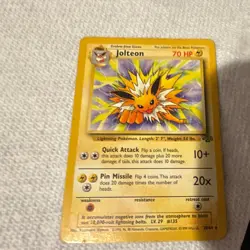 Wizards of the Coast Jungle Jolteon 4/64 Rare Unlimited EN 1999 70 HP - Image 1