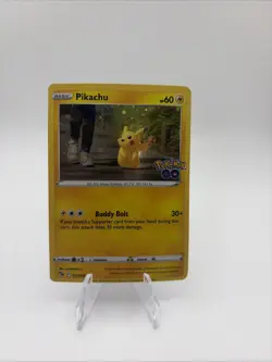 Pikachu - 027/078 - Cosmos Holo - Promo - Pokemon Go - LP - Image 1