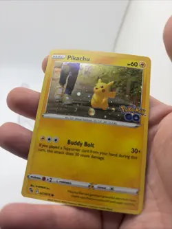 Pikachu - 027/078 - Cosmos Holo - Promo - Pokemon Go - LP - Image 3