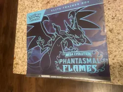 Pokemon TCG: Mega Evolution PHANTASMAL FLAMES ETB Elite Trainer Box NEW/SEALED - Image 1