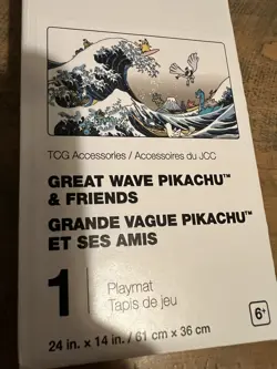 Pokemon TCG: Great Wave Pikachu & Friends Playmat - Brand New - Image 2