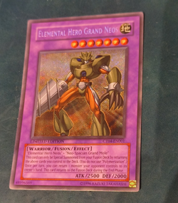 Yu-Gi-Oh! TCG Elemental HERO Grand Neos CT04-EN001 Secret Rare Holo EN Ltd - Image 1