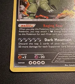 Pokemon TCG Tyranitar Holo Promo Card 56/124 Cosmos HOLO BLEED ERROR NM+ Rare - Image 4