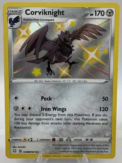 Corviknight - SV089/SV122 - Baby Shiny - Shining Fates - Pokemon Card - NM/M - Image 1