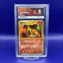 Charizard 092/092 Intense Fight In The Destroyed Sky 1st Ed Holo ACE 8 Graded - Image 1