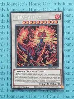 BLMM-EN018 Jurrac Astero Secret Rare Yu-Gi-Oh Card 1st Edition New - Image 1