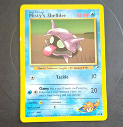 Pokemon TCG Misty's Shellder 89/132 Gym Heroes Unlimited Regular 40HP - Image 1