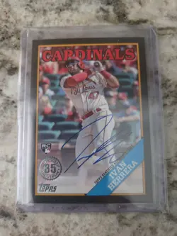 Topps 2023 Series 2 1988 Autograph Rookie Ivan Herrera Cardinals # 048/199 - Image 1