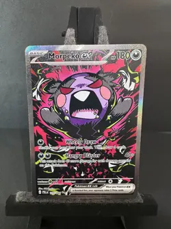 Morpeko Ex 117/84 NM Special Illustration Rare Pitch Black Pokemon Card English - Image 1