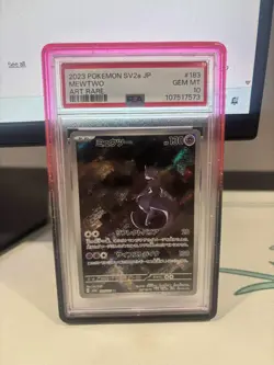 Mewtwo 183/165 SV2a Pokemon Card 151 Japanese Art Rare Holo PSA 10 - Image 1
