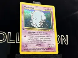 Pokemon Card Wobuffet 16/75 Neo Discovery Holo Rare 1st Edition TCG WOTC LP - Image 4