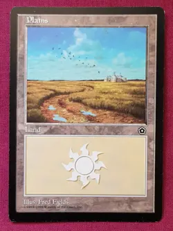 Magic The Gathering PORTAL SECOND AGE PLAINS land card MTG - Image 1