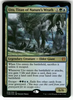 Uro, Titan of Nature's Wrath (FOIL) 229 Theros Beyond Death MTG NM - Image 1