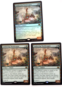 3x Lumbering Worldwagon - Aetherdrift (DFT) - (1 Foil/2 Regular) - EN - R 0168 - Image 1