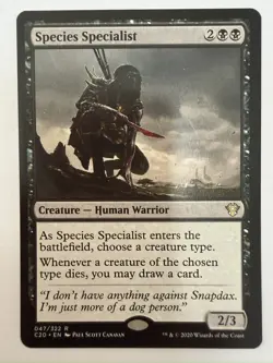 Species Specialist Commander 2020 Rare NM Magic The Gathering MTG - Image 1