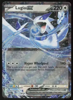 Lugia ex 082/131 Double Rare Prismatic Evolutions Pokemon Holo Near Mint - Image 1