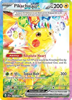 Holofoil - Pikachu ex - 238/191 - 238/191 / LP / English Pokemon TCG - Image 1