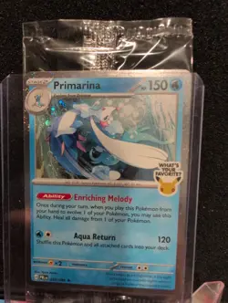 Pokemon Primarina 020/084 30th Anniversary Sealed Pitch Black Promo. NM 🔥🔥🔥 - Image 1