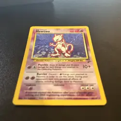 Pokemon Mewtwo TCG Base Set 2 Holo Rare Card 10/130 LP Condition - Image 2