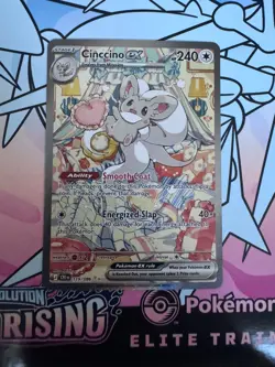 Pokemon TCG Chaos Rising Cinccino ex Special Illustration Rare 119/086 NM - Image 1