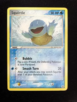 SQUIRTLE 83/112 COMMON FIRERED & LEAFGREEN POKEMON - Image 1