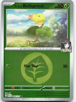 Erika's Bellsprout (Energy Symbol Pattern) 004/217 Ascended Heroes Reverse NM - Image 1