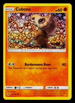 Cubone 57/131 General Mills Promo SM Forbidden Light Pokemon Holo NM - Image 1
