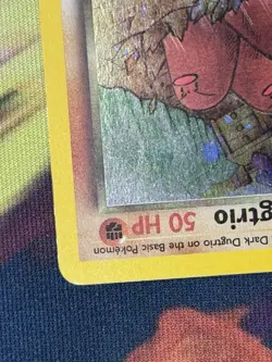 The Pokemon Company Dark Dugtrio 6/82 Team Rocket Holo Rare 50 HP ENG - Image 3