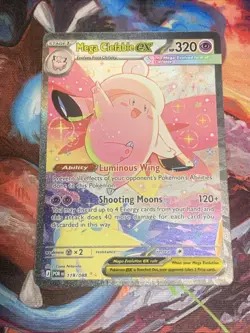 Pokemon TCG Perfect Order MEGA CLEFABLE EX Special Illustration Rare 119/088 - Image 1