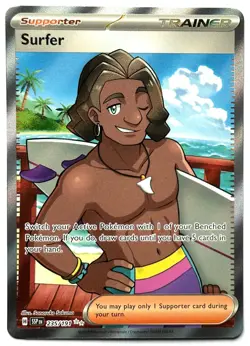 Surfer 235/191 - Pokemon TCG - Surging Sparks Ultra Rare Holo - Image 1