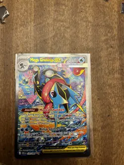 Mega Greninja EX 116/086 Chaos Rising English Full Art Holo Ultra Rare 350 HP - Image 1