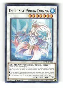 Deep Sea Prima Donna MP21-EN066 2021 Tin of Ancient Battles Yu-Gi-Oh 1st Ed NM - Image 1