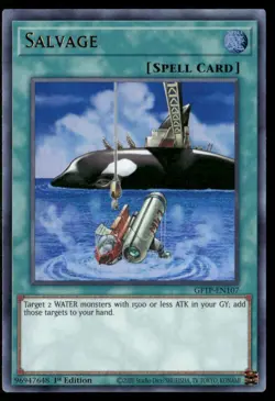 Salvage GFTP-EN107 Ultra Rare Yu-Gi-Oh 1st Edition Near Mint - Image 1