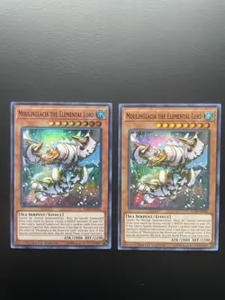 Yugioh Moulinglacia The Elemental Lord FLOD-ENSE2 Limited Ed Super Rare NM/LP X2 - Image 1