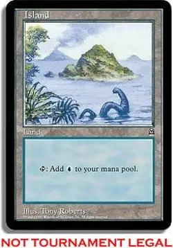 Island (Oversized 6X9) Promo HEAVILY PLD Land Special MAGIC MTG CARD ABUGames - Image 1